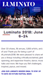 Mobile Screenshot of luminatofestival.com